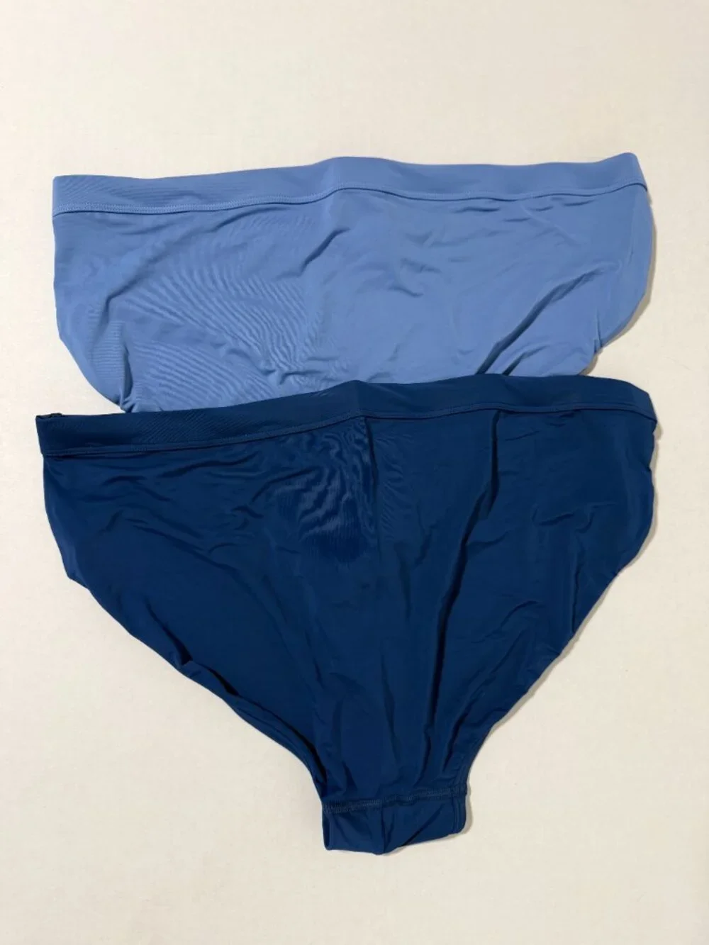Jockey Men's Elance Microfiber Low Rise Brief - 2 Pack XL Ocean Blue/Mimas Blue